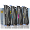 Pack ahorro: Canon C-EXV 26 BK, C, M, Y toner negro + 3 colores (marca 123tinta) 130700 - 1