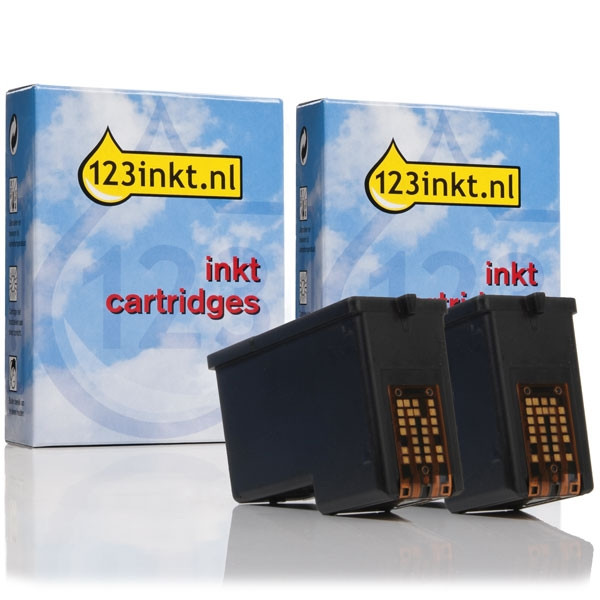 Pack ahorro: Lexmark nº 43XL + nº 44XL (80D2966) cartucho de tinta negro + color (marca 123tinta)  040329 - 1