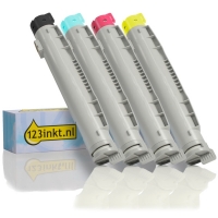 Pack ahorro: S050245/44/43/42 pack toner negro + 3 colores (marca 123tinta)  130109