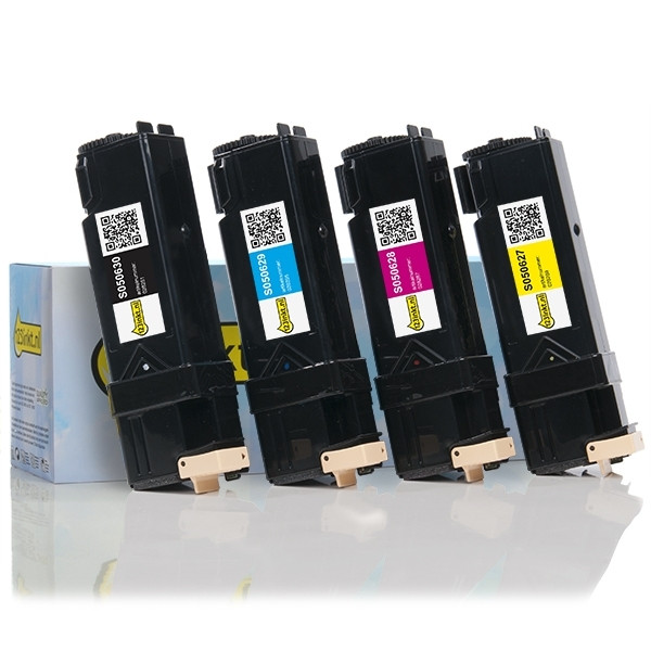 Pack ahorro: S050611/12/13/14 pack toner negro + 3 colores (marca 123tinta)  130107 - 1