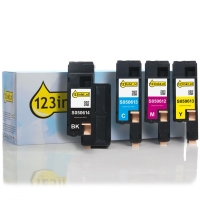 Pack ahorro: S050627/28/29/30 pack toner negro + 3 colores (marca 123tinta)  130103