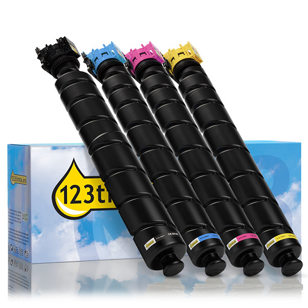 Pack ahorro: Utax CK-8514 negro + 3 colores (marca 123tinta)  131984 - 1