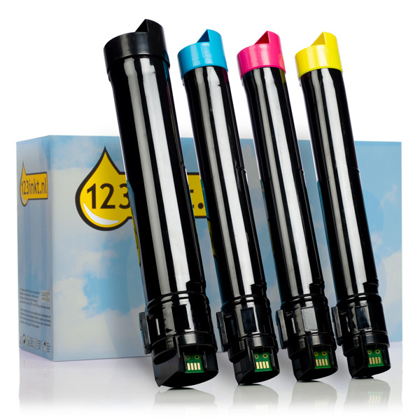 Pack ahorro: Xerox 006R01395, 96, 97, 98 toner negro + 3 colores (marca 123tinta)  130144 - 1