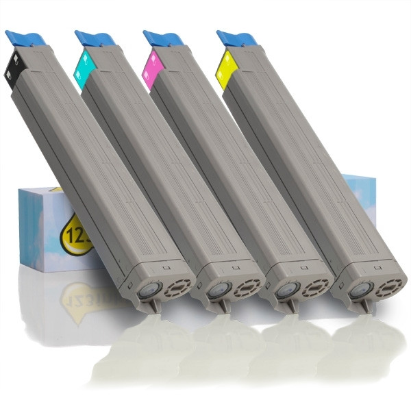 Pack ahorro: Xerox 106R01080, 1150, 1151, 1152 toner negro + 3 colores (marca 123tinta)  130802 - 1