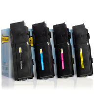 Pack ahorro:  Xerox 106R03516, 517, 518, 519 toner negro + 3 colores (marca 123tinta)  130146