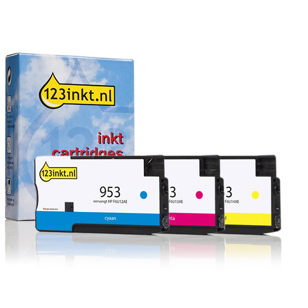Pack ahorro: serie HP 953 cartucho de tinta colores (marca 123tinta) 010099 - 1