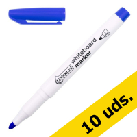 Pack ahorro 10x rotulador de pizarra blanca 123tinta azul (1 mm)  300893
