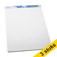 Pack ahorro 3x bloc de rotafolio 123tinta blanco 65 x 98 cm (2 x 50 hojas)