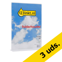 Pack ahorro 5x portafolletos 123tinta base en T A4  300960