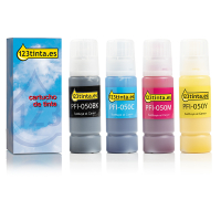 Pack ahorro Canon PFI-050 BK/C/M/Y (marca 123tinta)  132087