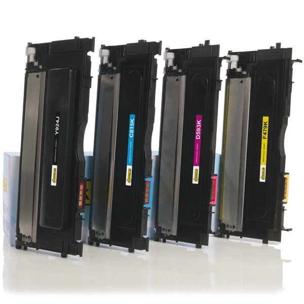 Pack ahorro Dell 1235cn: 593-10493, 94, 95, 96 toner negro + 3 colores (marca 123tinta)  130161 - 1