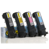 Pack ahorro Dell 2130cn / 2135cn: 593-10312, 13, 14, 15 toner negro + 3 colores (marca 123tinta) 130168 - 1