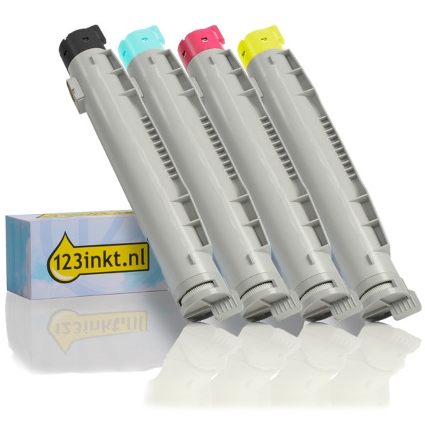 Pack ahorro Dell 5100cn: 593-10054, 51, 52, 53 toner negro + 3 colores (marca 123tinta)  130171 - 1