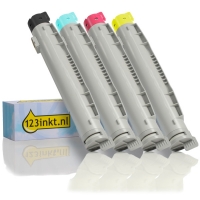 Pack ahorro Dell 5100cn: 593-10054, 51, 52, 53 toner negro + 3 colores (marca 123tinta)  130171