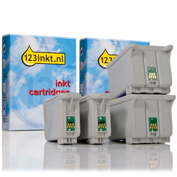 Pack ahorro Epson: 2 x T026 negro + 2 x T029 color (marca 123tinta) C13T02640110C C13T02940110C 110390 - 1