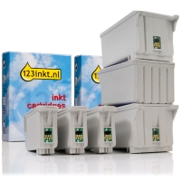 Pack ahorro Epson: 3 x T007 negro + 3 x T009 color (marca 123tinta) C13T00740110C C13T00940110C 110270