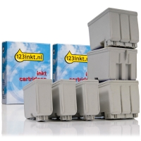 Pack ahorro Epson: 3 x T013 negro + 3 x T014 color (marca 123tinta) C13T01340110C C13T01440110C 110290