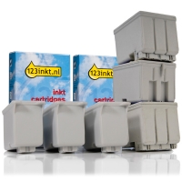 Pack ahorro Epson: 3 x T019 negro + 3 x T052 color (marca 123tinta) C13T01940110C C13T05204010C 110350