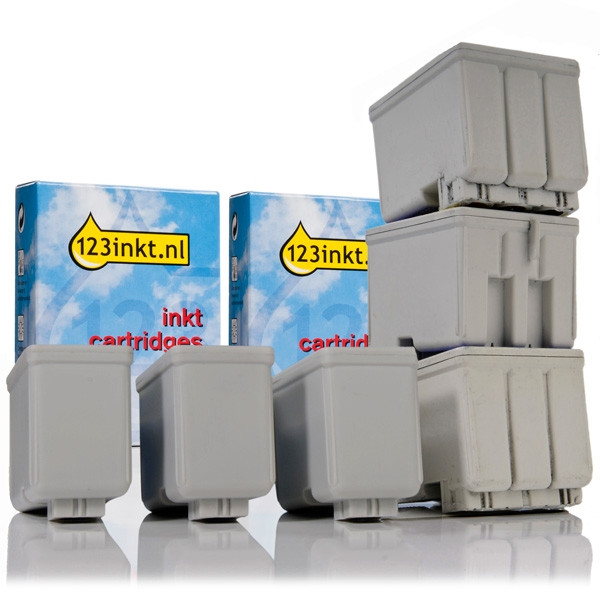 Pack ahorro Epson: 3 x T051 negro + 3 x T052 color (marca 123tinta) C13T05114010C C13T05204010C 110130 - 1