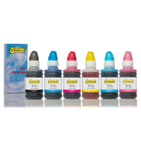 Pack ahorro Epson: serie T673 (negro + 5 colores) marca 123tinta C13T67314AC C13T67324AC C13T67334AC C13T67344AC C13T67354AC 127066
