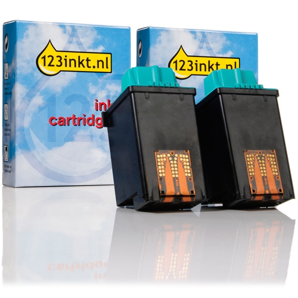 Pack ahorro Lexmark: 2x nº 50 (17G0050) cartucho de tinta negro (marca 123tinta) 17G0050EC 040063 - 1