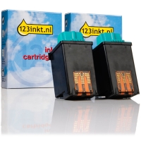 Pack ahorro Lexmark: 2x nº 50 (17G0050) cartucho de tinta negro (marca 123tinta) 17G0050EC 040063