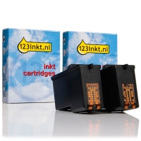 Pack ahorro Lexmark: 2x nº 82 (18L0032) cartucho de tinta negro (marca 123tinta) 18L0032EC 040196