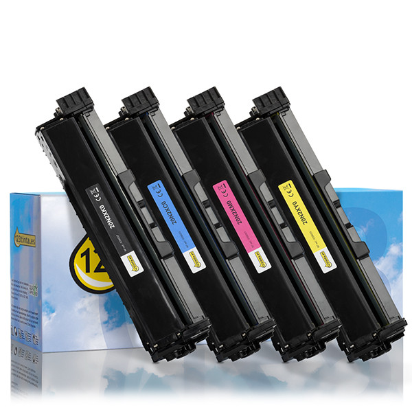 Pack ahorro Lexmark 20N2XK0, C0, M0, Y0 toner negro + 3 colores (marca 123tinta)  131989 - 1