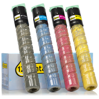 Pack ahorro Ricoh MP C2550E: toner negro + 3 colores (marca 123tinta)  125324