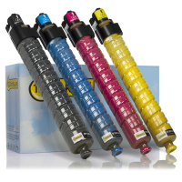 Pack ahorro Ricoh type MP C2800/ C3300: toner negro + 3 colores (marca 123tinta)  125329
