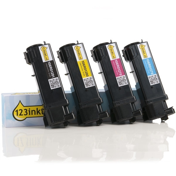 Pack ahorro Xerox: 106R01281, 1280, 1279, 1278 negro + 3 colores (marca 123tinta)  130154 - 1