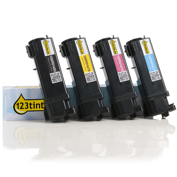 Pack ahorro Xerox: 106R01480, 1477, 1478, 1479 negro + 3 colores (marca 123tinta)  130159 - 1