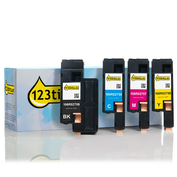 Pack ahorro Xerox: 106R02759, 56, 57, 58 negro + 3 colores (marca 123tinta)  130191 - 1