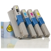 Pack ahorro de OKI: 44469803, 44469706, 05, 04 negro + 3 colores (marca 123tinta)