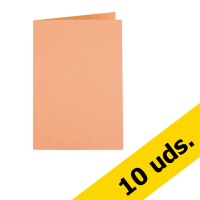 Pack x10: Subcarpeta (180g/m2) - Naranja Intenso  426090