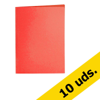 Pack x10: Subcarpeta (180g/m2) - Rojo Intenso  426088