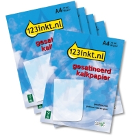 Pack x5 Papel de calco satinado A4 (12 hojas) (marca 123tinta)  060863