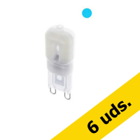 Pack x6: Bombilla LED G9 Luz Blanca Fría (2.5W)