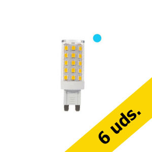 Pack x6: Bombilla LED G9 Luz Blanca Fría (4W)  426141 - 1