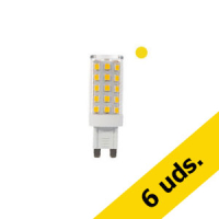 Pack x6: Bombilla LED G9 Luz Cálida (4W)  426140