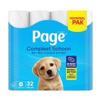 Page papel higiénico 2 capas | Pack 32 rollos SPA00183