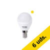 Bombilla LED E14 G45 Luz Cálida Redonda Mate (4W) - Panasonic | Pack 6 uds 204634 - 1