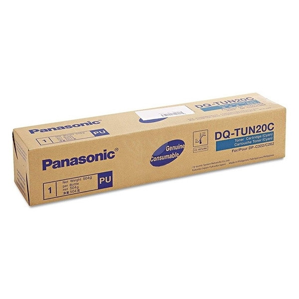 Panasonic DQ-TUN20C toner cian (original) DQ-TUN20C 075202 - 1