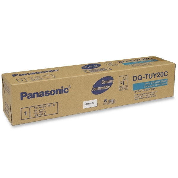 Panasonic DQ-TUY20C toner cian (original) DQTUY20C 075232 - 1