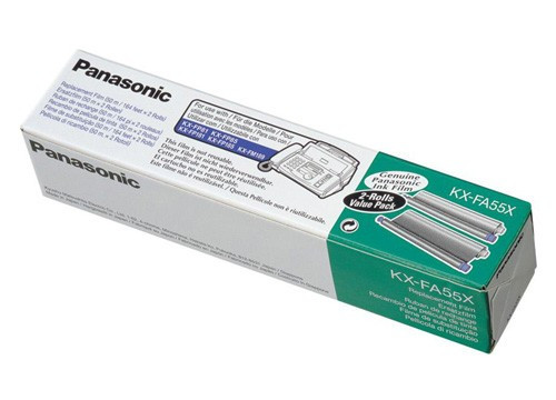 Panasonic KX-FA55X cinta para fax 2x (original) KX-FA55X 075050 - 1