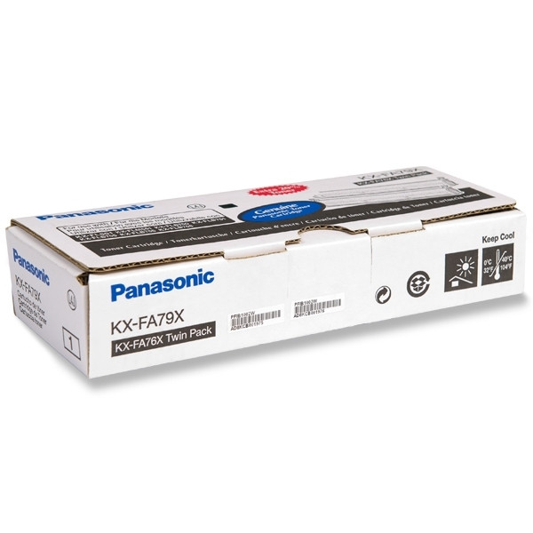 Panasonic KX-FA79X toner pack doble (original) KX-FA79X 075164 - 1