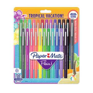 Papermate Bolígrafos Papermate flair tropical 24 colores 1982655 237134 - 1