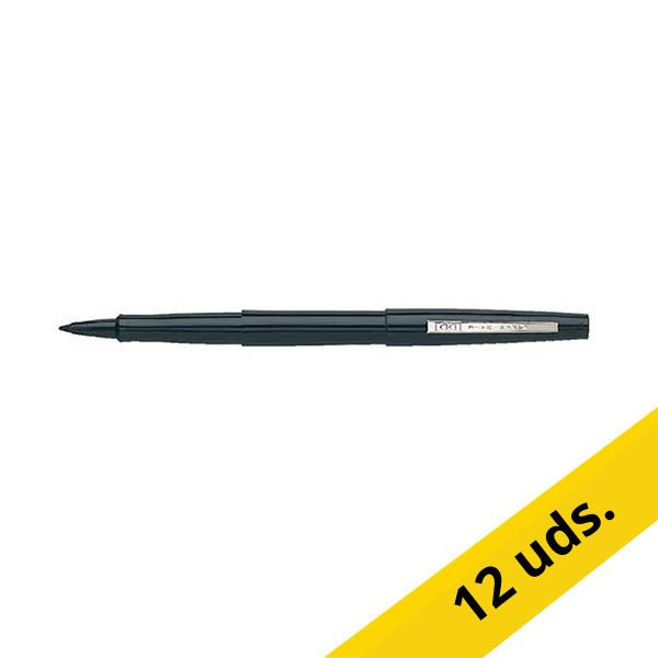 Pack 12x Papermate Flair Rotulador de punta fina negro 237138 - 1