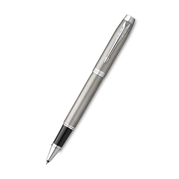 Parker IM Essential Bolígrafo roller de acero inoxidable plateado 214127 - 1