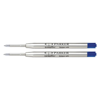 Parker Quinkflow Recambio para bolígrafo de punta fina azul 2 unidades 214114
